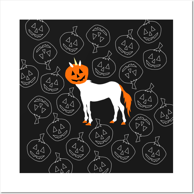 Jack O Unicorn Wall Art by Thatssounicorny